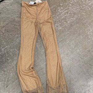 Forever 21 Beige Mesh Skirt